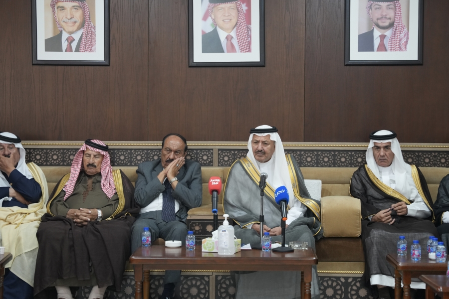 مستشار جلالة الملك لشؤون العشائر كنيعان باشا البلوي يلتقي محافظات الجنوب