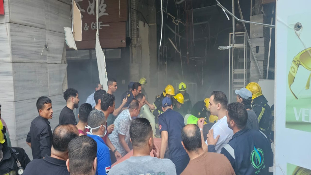 مصرع واصابة اشخاص في انفجار اسطوانة هيليوم داخل مول بالقاهرة