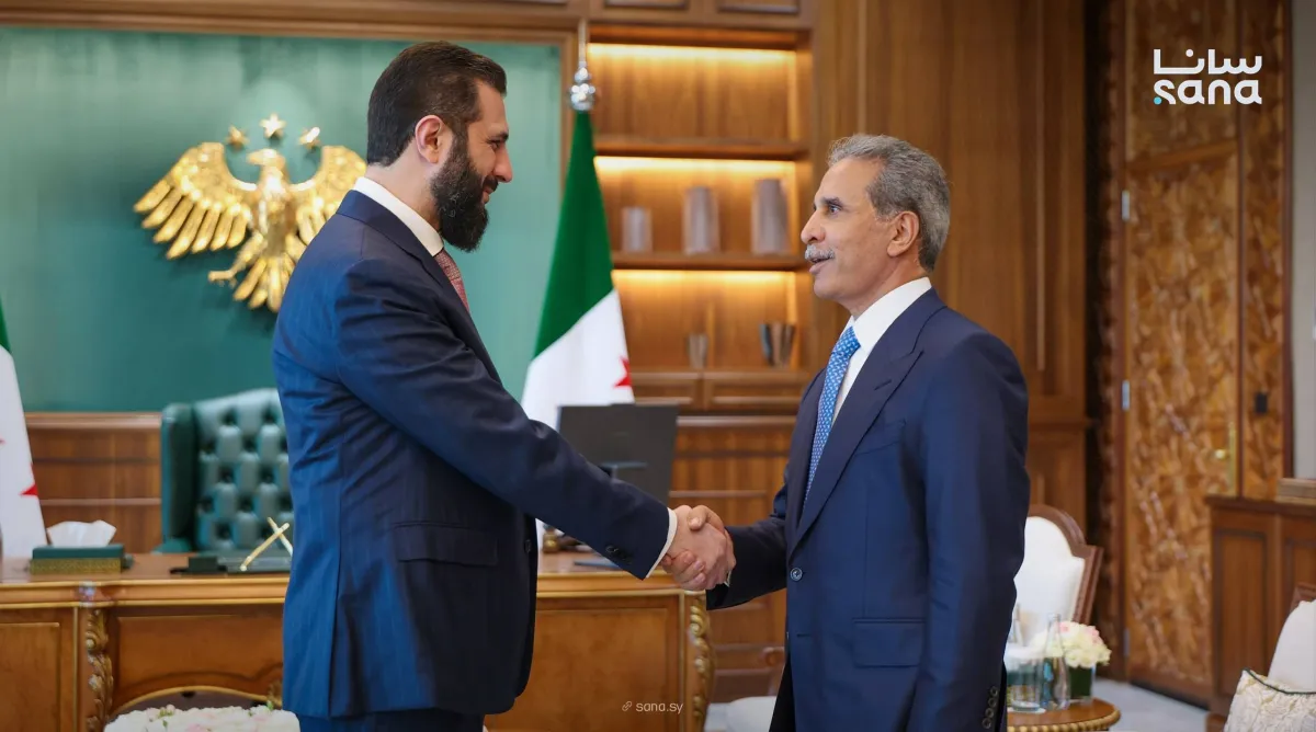 الرئيس السوري يستقبل رئيس مجلس القضاء الاعلى العراقي في دمشق