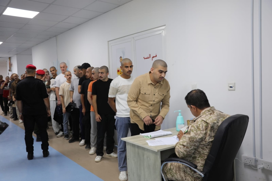 بدء الفحوصات الطبية للدفعة الثالثة من مكلفي خدمة العلم