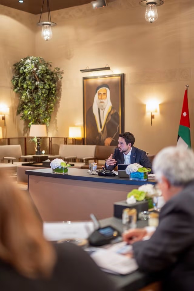 ولي العهد يترأس اجتماعًا لمتابعة تحضيرات مؤتمر الاستثمار الأردني الأوروبي
