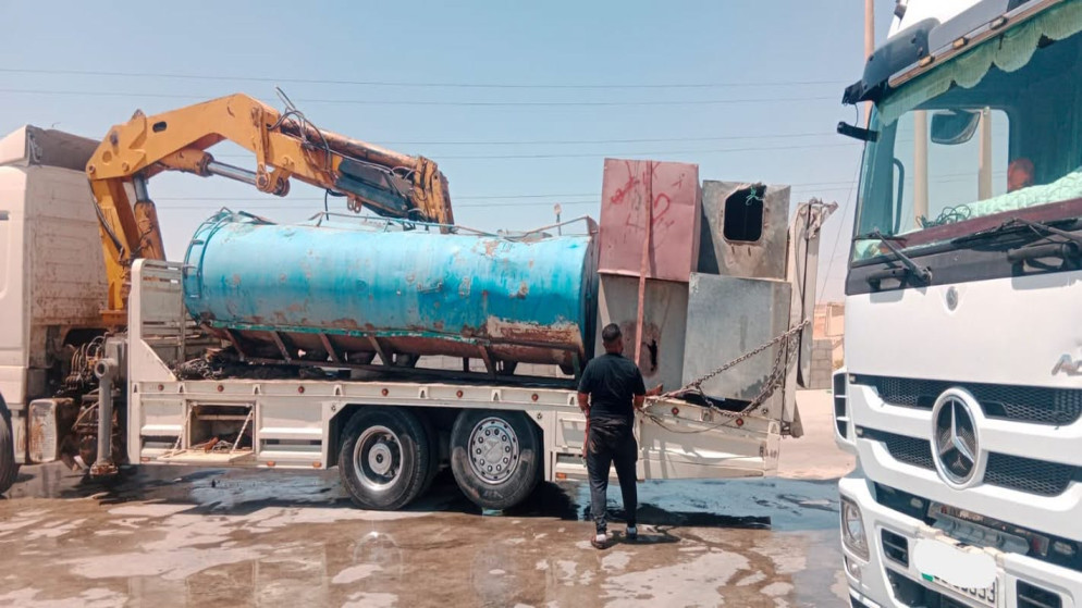 ضبط اعتداءات جديدة على خطوط المياه في ناعور ومعان