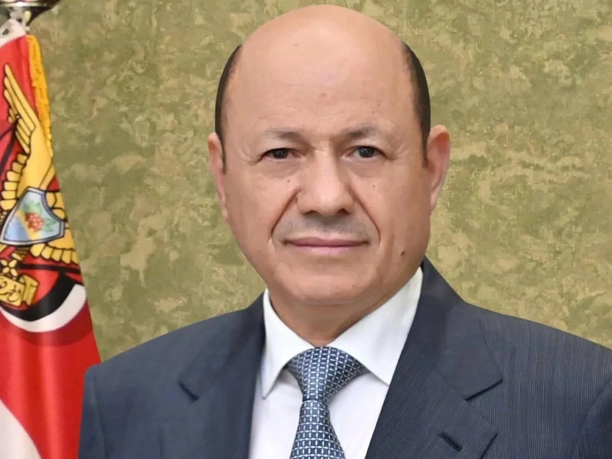 رشاد العليمي يؤكد ان استعادة مؤسسات الدولة اليمنية خيار لا رجعة عنه