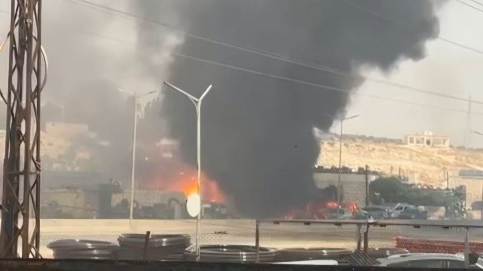 مقتل واصابة العشرات في انفجار مستودع اسلحة قرب سرمدا بريف ادلب