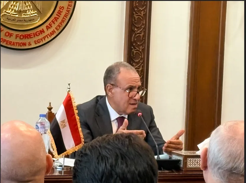 وزير الخارجية المصري يؤكد ان وحدة السودان خط احمر وملف المياه قضية وجودية