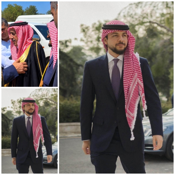 ولي العهد يعزي الموسة