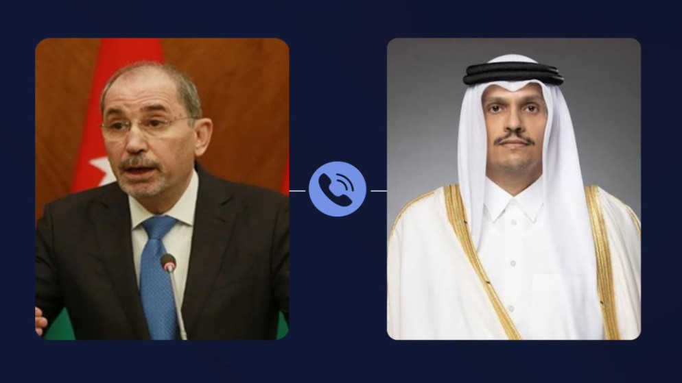 وزير الخارجية الاردني ونظيره القطري يبحثان سبل خفض التصعيد الاقليمي