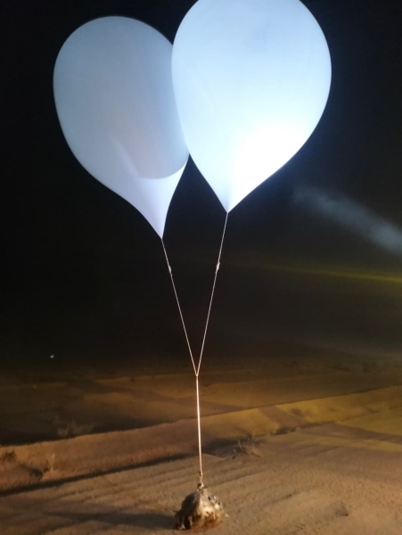 المنطقة العسكرية الشرقية تحبط ثلاث محاولات لتهريب كمية كبيرة من المواد المخدرة بواسطة بالونات