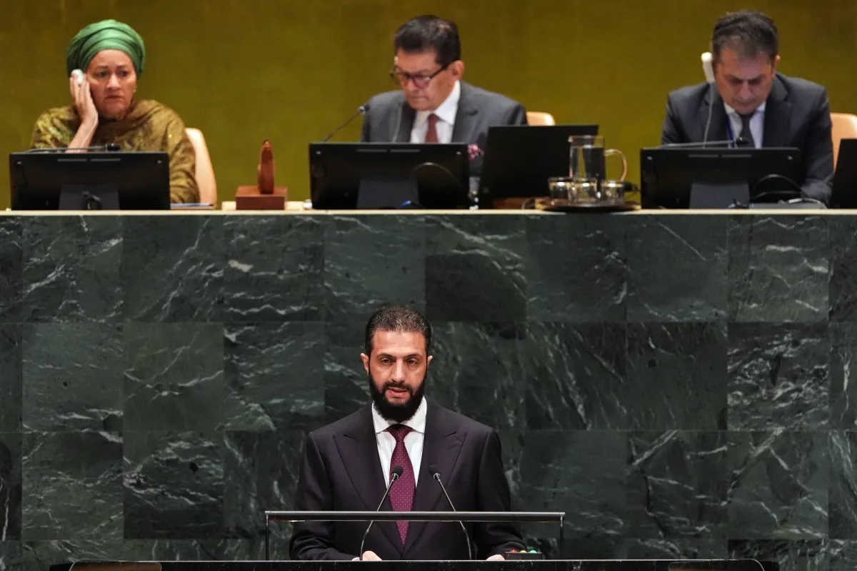 الشرع يؤكد ان سوريا بدات رحلة التعافي وانهاء عزلة استمرت عقودا