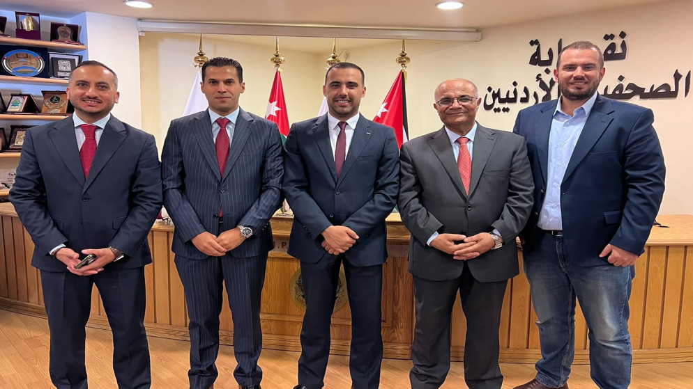 انضمام مجموعة جديدة من الصحفيين الى نقابة الصحفيين الاردنيين بعد اداء اليمين