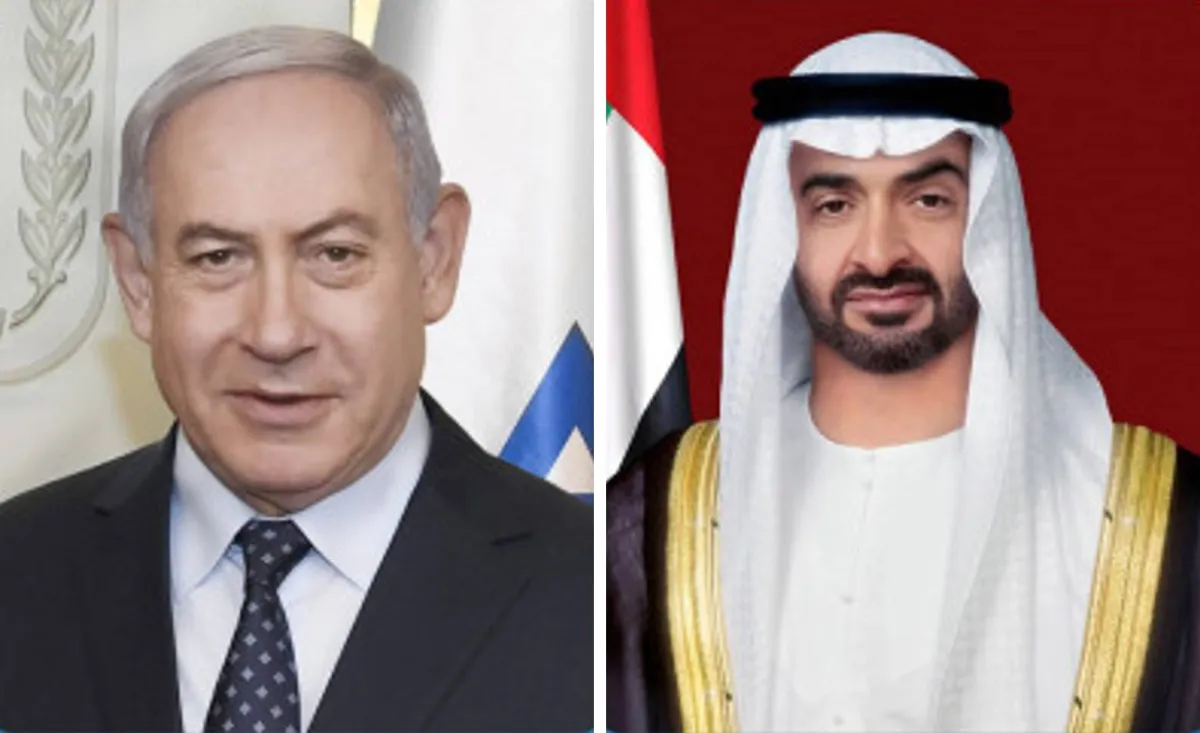 محمد بن زايد يبحث مع نتنياهو سبل تعزيز العلاقات الثنائية