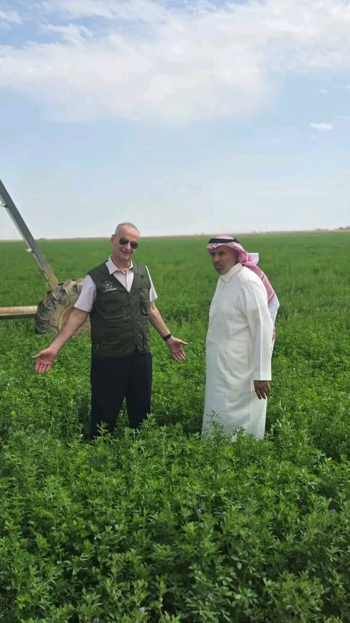 زيارة ميدانية لمدير عام المؤسسة التعاونية الأردنية إلى تعاونية وادي الجفر الأخضر الزراعية