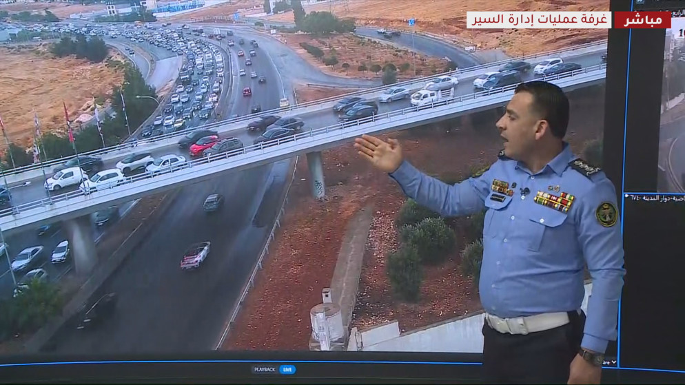تحذيرات مرورية من الانزلاق وكثافة حركة السير تزامنا مع تساقط الامطار