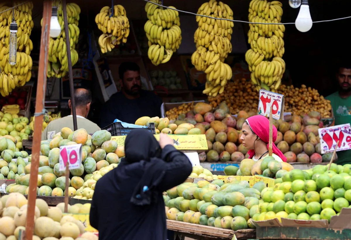 تراجع معدل التضخم في مصر للشهر الثاني على التوالي