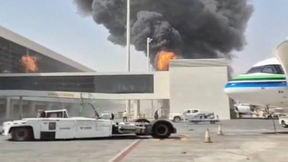 وفاة مقيم واصابة ١١ شخصا في اعتداء على مطار الملك خالد الدولي بالرياض