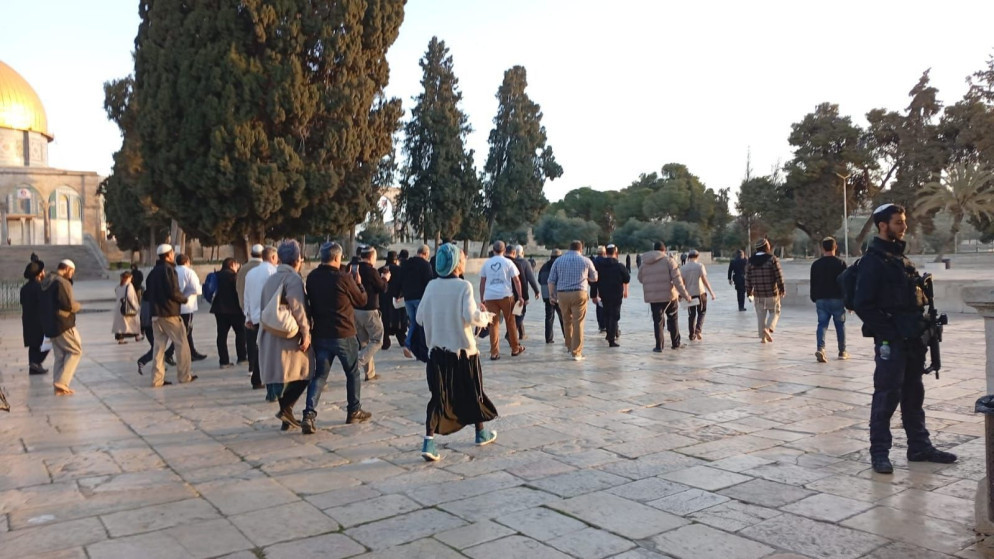مخاوف من تغيير الوضع القائم في المسجد الاقصى بفعل تصاعد الاقتحامات
