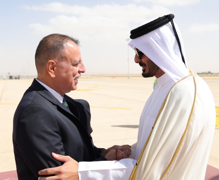 الوزير الفراية يستقبل نظيره القطري