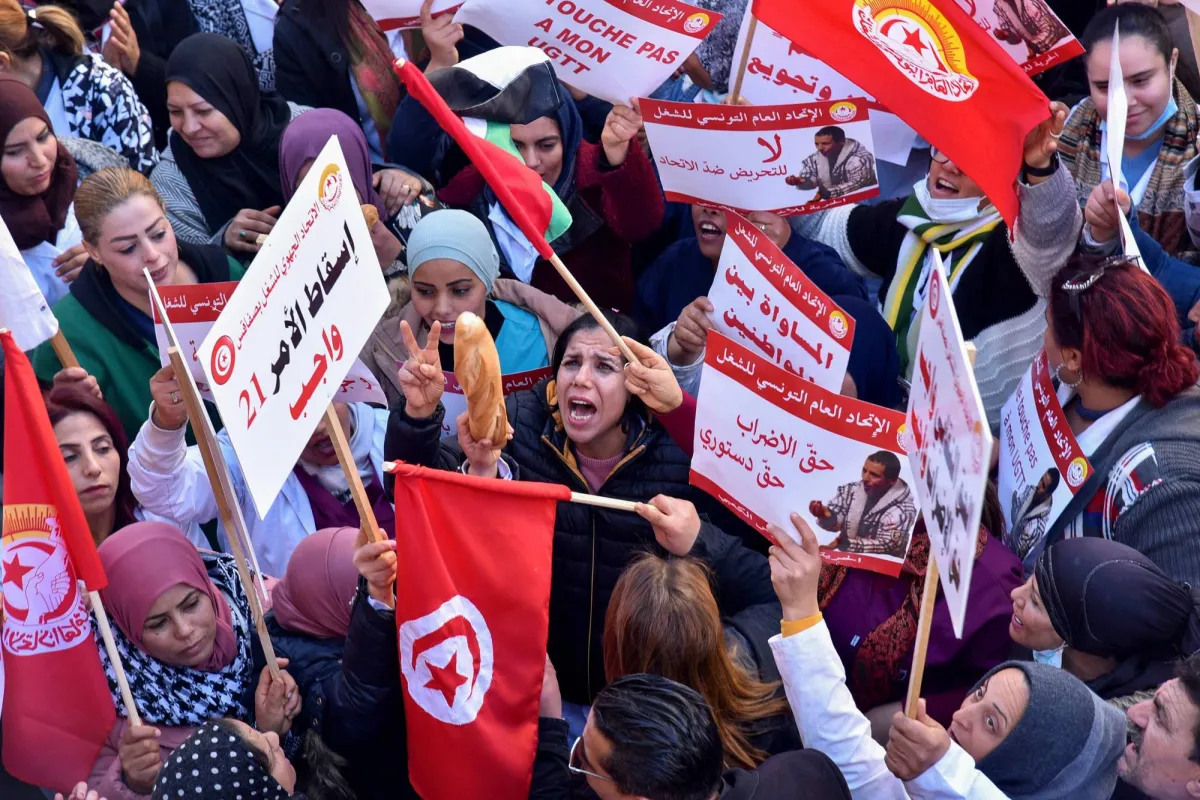اتحاد الشغل التونسي يدعو لمسيرة وطنية لتصحيح المسار