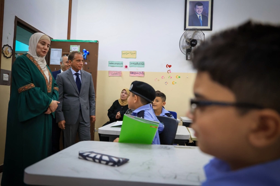 حسَّان يزور مدرسة عبدالله بن أم مكتوم الثانويَّة المختلطة للمكفوفين