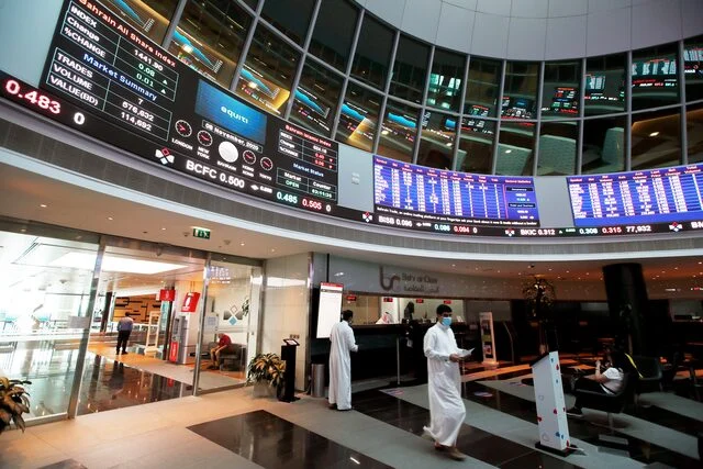 تراجع اسواق الاسهم الخليجية وسط تصاعد التوترات في الشرق الاوسط