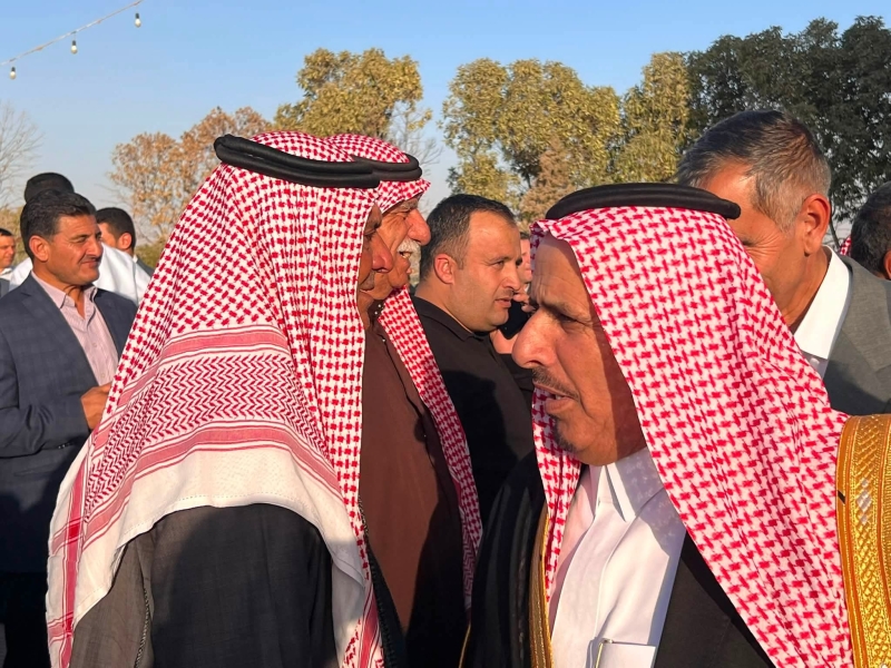 عشائر الأزايدة تشكر القمعان الزبن