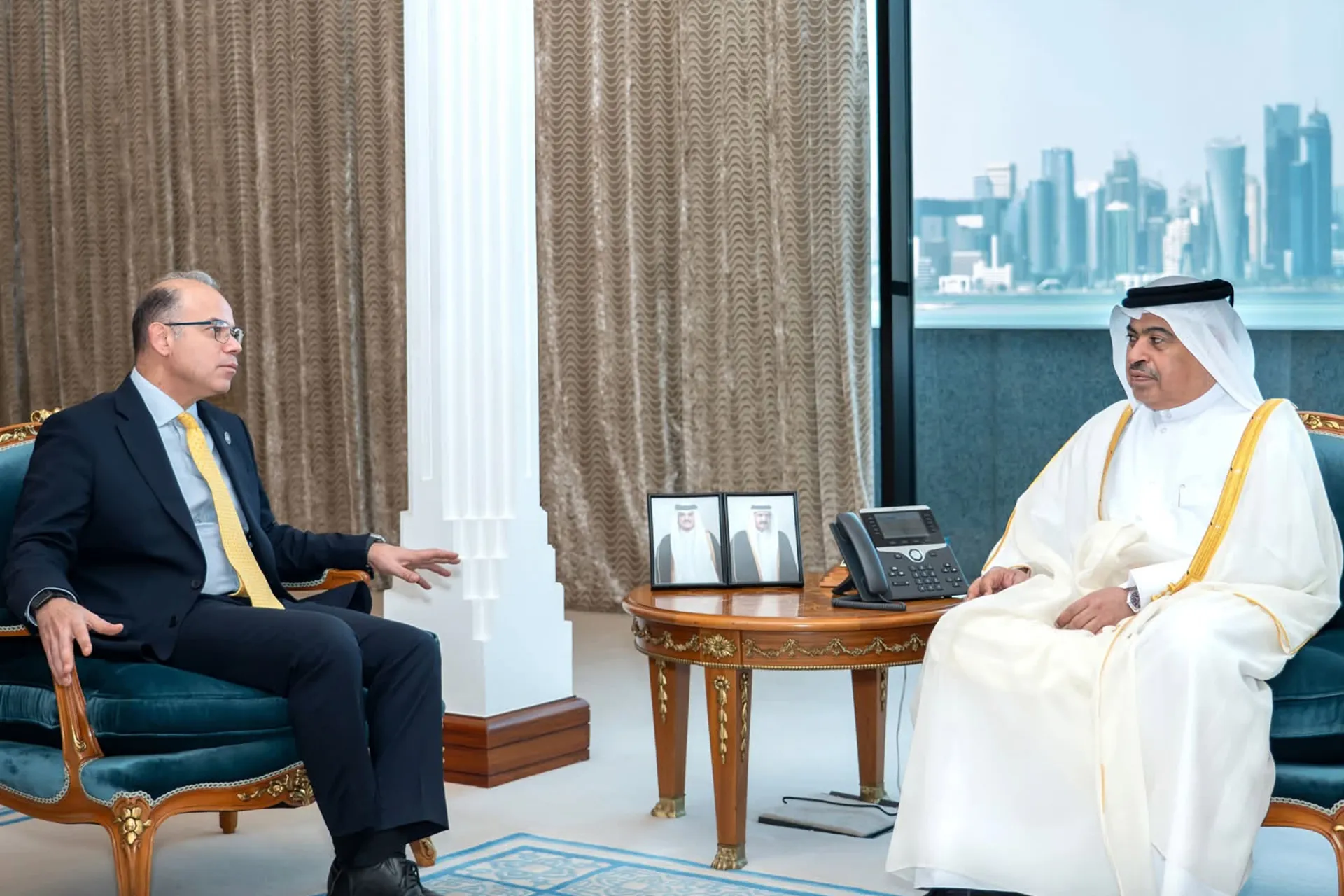 مباحثات قطرية مصرية لتعزيز التعاون المالي والاستثماري المشترك