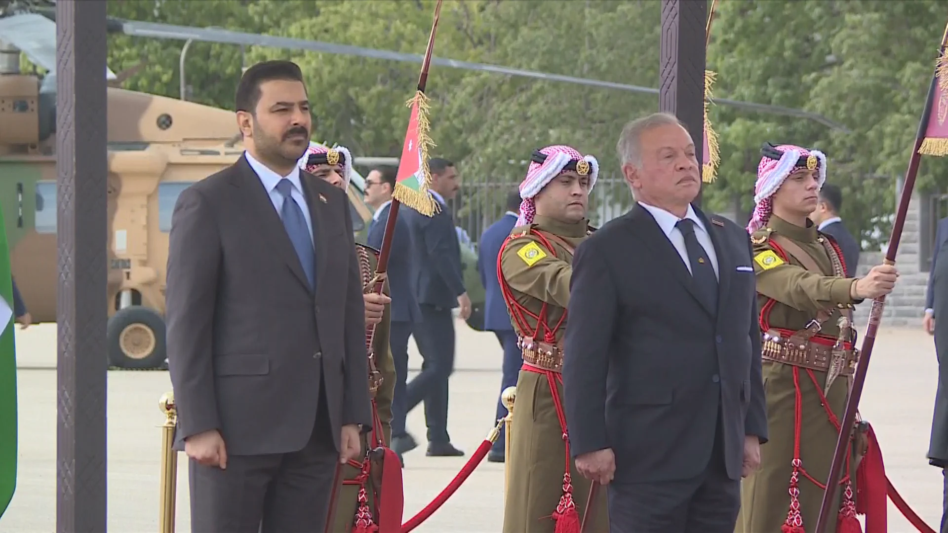 الملك عبدالله الثاني يستقبل رئيس الوزراء العراقي في عمان
