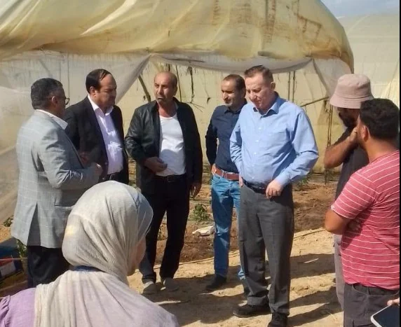 وزير الزراعة يوجه بحصر اضرار المنخفض الجوي في وادي الاردن