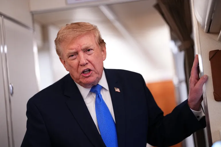 ترامب يرجح انتهاء ملف ايران قريبا ويؤكد عدم توجيه ضربات قبل الانتخابات